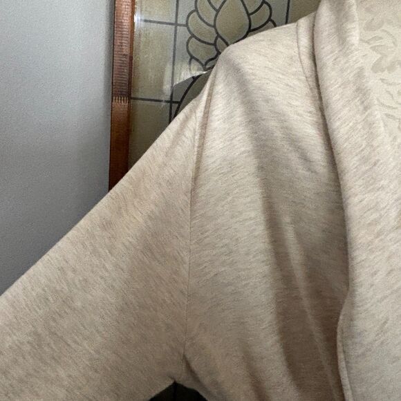 Soft Surroundings Belted Cozy Soft Midi Length Bath Robe Cream Color Size XL - Picture 8 of 15